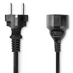 Nedis Nedis Stromkabel Schutzkontaktstecker auf Schutzkontak (CEGP10200BK50)