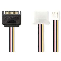 Nedis Nedis Interne Stromkabel | SATA 15-Pin Stecker | FDD  (CCGP73550VA015)