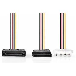 Nedis Nedis Interne Stromkabel | SATA 15-Pin Stecker | Mole (CCGP73555VA015)