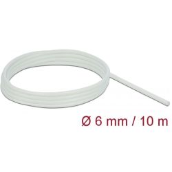 Schutzschlauch Glasfasergeflecht 10mx6mm weiß (18930)