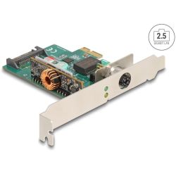 DELOCK PCI Express x1 Netzwerkkarte 2,5 Gigabit LAN 1 x M12 Po (90760)