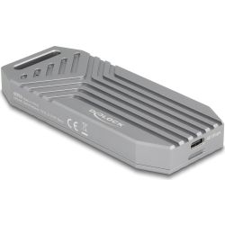 Externes Gehäuse für M.2 NVMe SSD grau USB4 (42033)