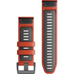 Ersatzarmband QuickFit 26 flame red/graphit (010-13281-04)