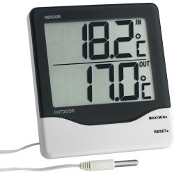 Digitales Innen-Außen-Thermometer weiß (TF 30.1011)