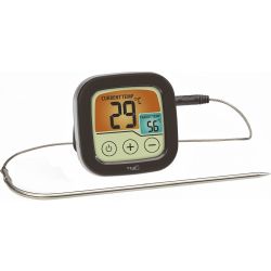 Digitales Grill- und Bratenthermometer schwarz (TF 14.1509.01)