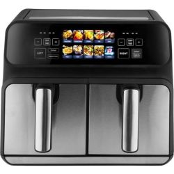 ProfiCook PC-FR 1287 H Doppel-Heißluftfritteuse schwarz/edelstahl (501287)