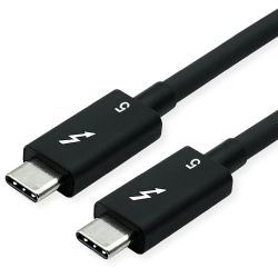 Roline Thunderbolt 5 Kabel 1m schwarz (11.02.9112)