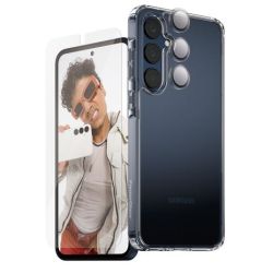 PanzerGlass Care Flagship 3-in-1 Bundle für Samsung Galaxy A36 5G (CRRCHNUG38083)