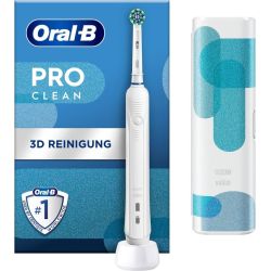 Oral-B PRO 1 Clean Elektrozahnbürste weiß mit Etui (757802)