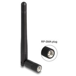 Delock DELOCK WL-Antenne RP-SMA 2dBi Kippgelenk schwarz (90150)