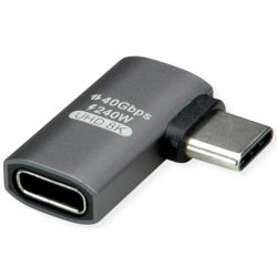 Roline ROLINE USB4 Gen 3x2 Adapter Typ C ST/BU, Aluminium, 90°, (12.03.2932)
