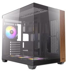 CX800 Wood ARGB Gehäuse schwarz/braun (0-761345-10137-0)