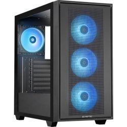 Chieftec Gamer GS-03B Hunter 3 Gehäuse schwarz mit Sichtfenster (GS-03B-OP)