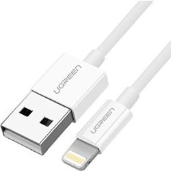 Kabel USB-A Stecker zu Lightning Stecker 1m weiß (20728)