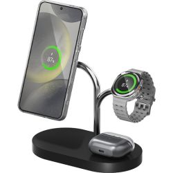 3-in-1 Wireless Charger schwarz/silber (GP-PWU024WIABW)