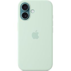 Apple Silikon Case mit MagSafe aquamarin für iPhone 16 (MDGP4ZM/A)
