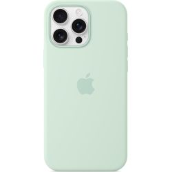 Apple Silikon Case mit MagSafe aquamarin für iPhone 16 Pro Max (MDGY4ZM/A)