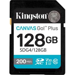Kingston Technology Canvas Go! Plus Gen4 R200 SDXC 128GB Speicherkarte (SDG4/128GB)