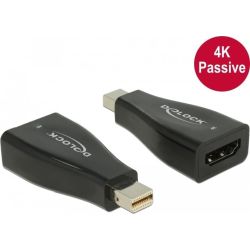 Adapter Mini DisplayPort 1.2 Stecker zu HDMI Buchse schwarz (65864)