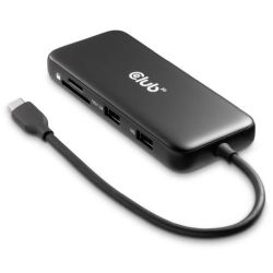 Club3D 8-in-1 Hub schwarz USB-C 3.1 (CSV-2551)