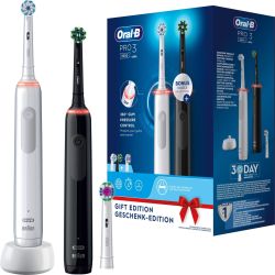 Oral-B Pro 3 3900 Black/White mit 2. Handstück (8006540760765)