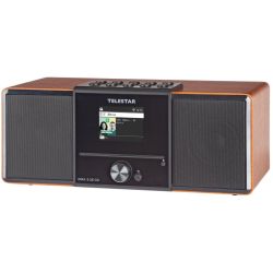 DIRA S 32i CD Internetradio walnuss/schwarz (30-320-01)