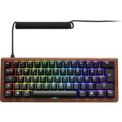Sharkoon Skiller SGK50 S4 Gen2 Wood PBT Tastatur holze/schwarz (4044951042784)