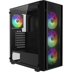 Aura GC2 Elite ARGB Gehäuse schwarz (16333-12664-40000-G)