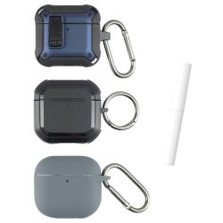 4smarts 4smarts Case Set Alpha AirPods 4,3er Set blau,grau,schwarz (541447)