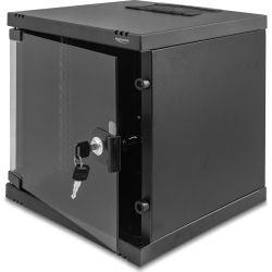 10 Zoll Netzwerkschrank 6HE schwarz (43422)
