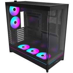Montech HS02 Pro Black Gehäuse schwarz mit Sichtfenster (HS02 PRO (B))
