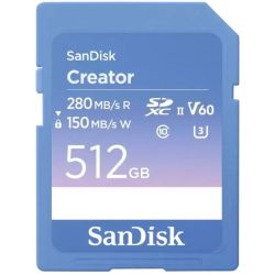 SanDisk Creator R280/W150 SDXC 512GB Speicherkarte (SDSDXEP-512G-GNCIS)