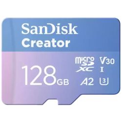 SanDisk Creator R190/W90 microSDXC 128GB Speicherkarte (SDSQXAA-128G-GN6MS)