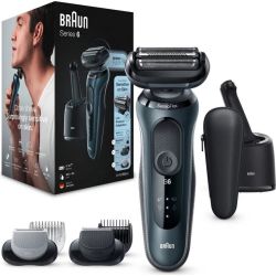 Braun Series 6 61-N7500cc Wet+Dry Elektrorasierer schwarz/grau (433590)