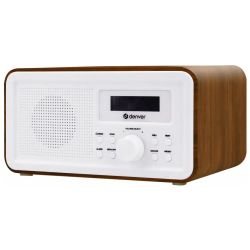 Denver DAB-30 Radio weiß/dunkelbraun (DAB-30DW)