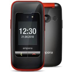 Emporia ONE V200 V2 Mobiltelefon schwarz/rot (V200.v3.bk.01)