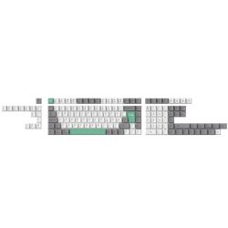 Cherry Profile Dye-Sub Full Set Keycap-Set gray white mint (T53)