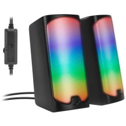Speedlink Tonos RGB 2.0 Lautsprecherset schwarz (SL-810009-BK)