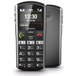 Emporia Simplicity V3 Mobiltelefon schwarz/silber (V27.v3.bk.01)