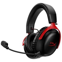 Hewlett Packard (HP) SCHNÄPPCHEN HyperX Cloud III Wireless Headset schwarz/rot (77Z46AA)