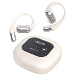 4smarts 4smarts Open-Ear Bluetooth Kopfhörer SkyBuds AI Screen, beig (541436)