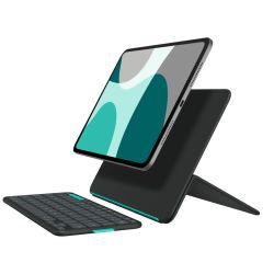 Logitech Flip Folio Tastatur-Case graphite für Apple iPad Pro/Air (920-013397)