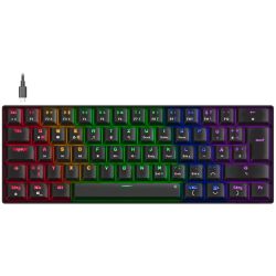 Speedlink Atmos RGB Regenbogen 60% Gaming Keyboard schwarz (SL-670015-BK)
