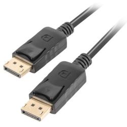 Lanberg LANBERG DISPLAYPORT M/M 19 PIN V1.2 KABEL 1M 4K (CA-DPDP-10CC-0010-BK)