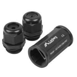 Lanberg LANBERG Netwerkadapter RJ45->RJ45 IP67 CAT.6 FTP WO (AD-RJ45-OS6-IP67)