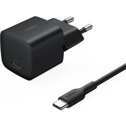 Belkin BoostCharge 25W USB-C Ladegerät schwarz + Kabel (WCA012KQ1MBK-B6)