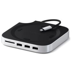 Satechi Mac Mini M4 Stand+Hub silber USB-C 3.0 (ST-GNMMES )