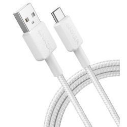 Anker 322 PowerLine Kabel USB-A zu USB-C 1.8m weiß (A81H6G21)