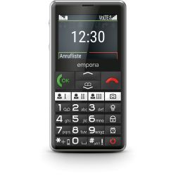 Emporia Pure LTE V3 Mobiltelefon schwarz/silber (V76.LTE.v3.bk.01)