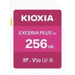 Kioxia EXCERIA PLUS G2 R100/W90 SDXC 256GB Speicherkarte (LNPL2M256GG4)